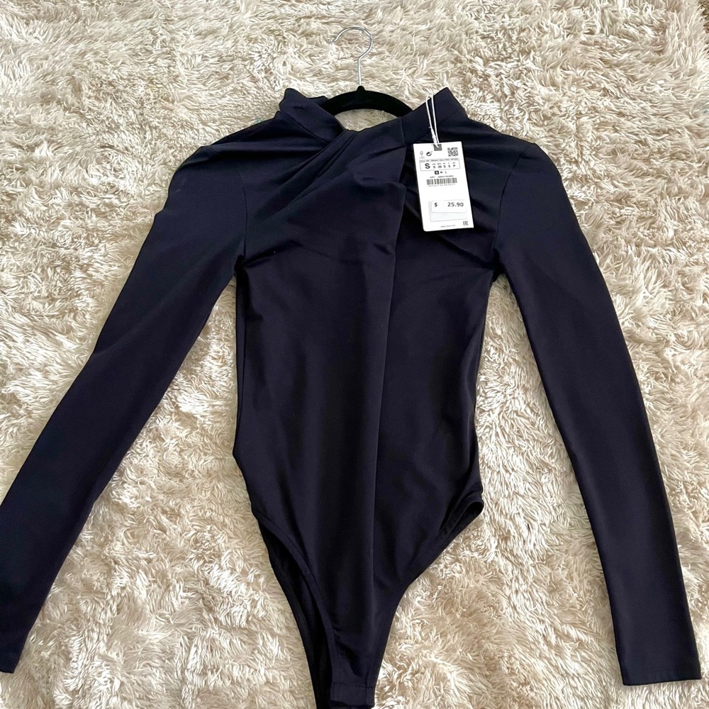 Black Zara Bodysuit new with tags